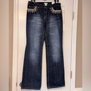 Harold's Blue Flare Wide Leg Jeans